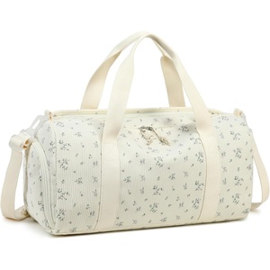 image:imageBTOOP Duffle Bag for Gym Sports Women Girls Workout Travel Bag Weekender with Shoe Compartment and Wet PocketAPurple Flower 177