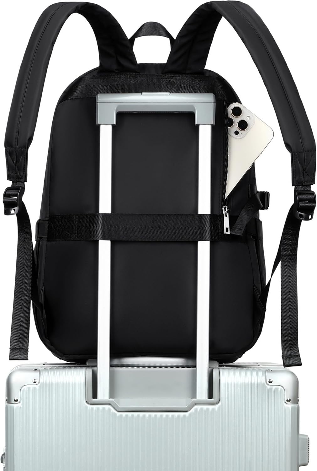 image:imageBTOOP Mini Backpack Women Girls Waterresistant Small Backpack Purse Shoulder Bag for Womens Adult Kids School TravelBlacklarge
