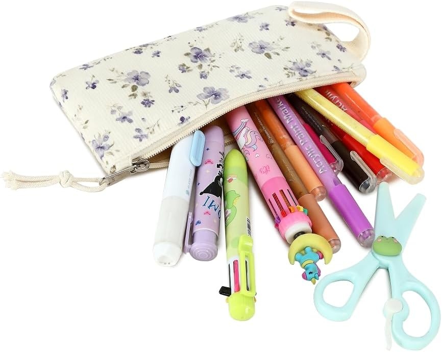 image:imageBTOOP School Backpack for Girls Kids Teens Cute School Bookbag Set with Insulated Lunch Box Pencil CasePurple Flower 201