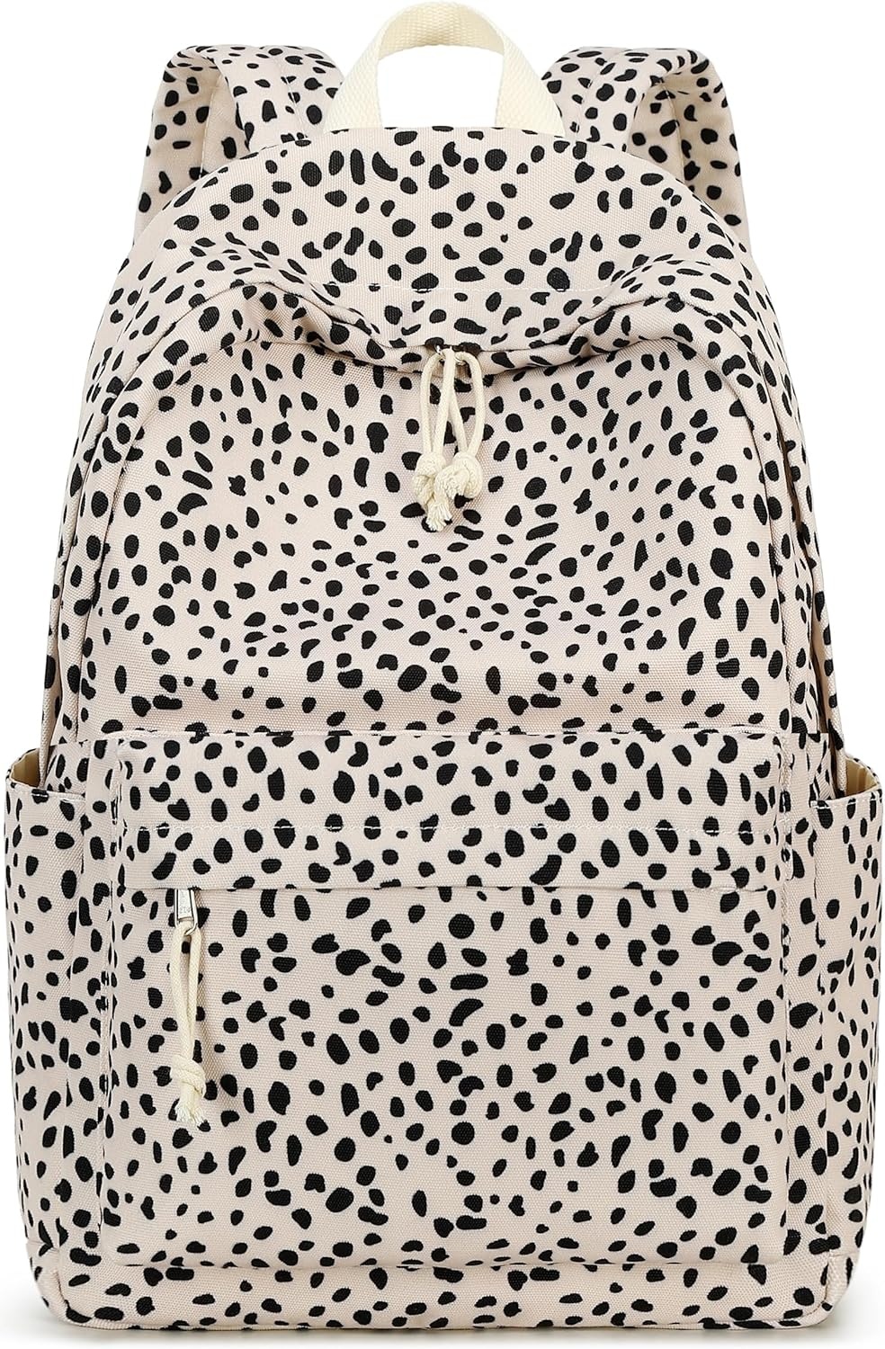 image:imageBTOOP School Backpack for Teens Large Corduroy Bookbag Lightweight 156 inch Laptop Bag for Girls Women Casual High School CollegeLeopardapricot