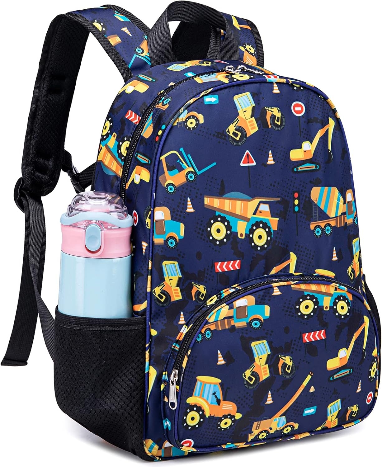 image:imageBTOOP Toddler Backpack BoysampGirls Cute Kids School Backpack Preschool Kindergarten Bookbags Nursery Daycare Toddler BagsConstructionnavy Blue