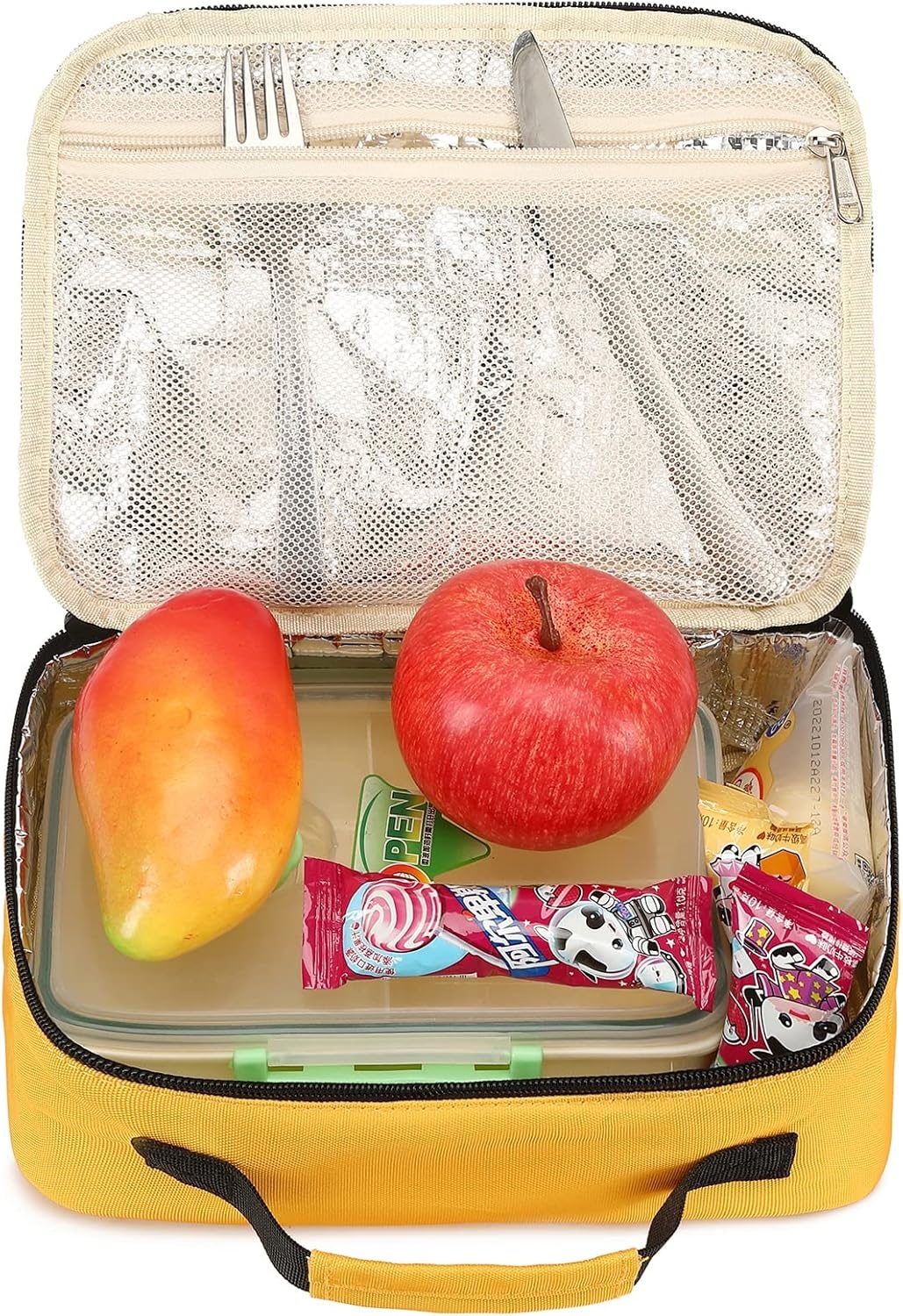 image:imageLunch Box Kids for Boys Insulated Lunch Bag Cute Truck Toddler Reusable Thermal Meal Cooler Tote Bags for School Travel