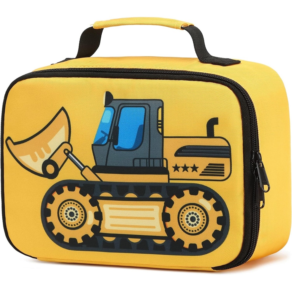 image:imageLunch Box Kids for Boys Insulated Lunch Bag Cute Truck Toddler Reusable Thermal Meal Cooler Tote Bags for School Travel