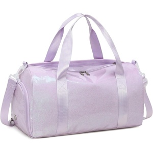 image:imageBTOOP Duffle Bag for Girls Kids Gym Sports Women Workout Travel Bag Weekender with Shoe Compartment and Wet Pocket BluePurple