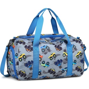 image:imageBTOOP Duffle Bag for Girls Kids Gym Sports Women Workout Travel Bag Weekender with Shoe Compartment and Wet Pocket BlueTruckBlue