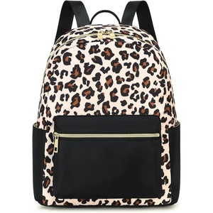 image:imageBTOOP Mini Backpack Women Girls Waterresistant Small Backpack Purse Shoulder Bag for Womens Adult Kids School TravelBlackleopard