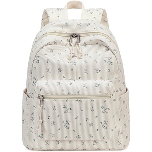 image:imageBTOOP Mini Backpack Women Girls Waterresistant Small Backpack Purse Shoulder Bag for Womens Adult Kids School TravelPurple Flower
