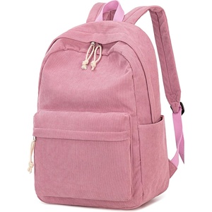 image:imageBTOOP School Backpack for Teens Large Corduroy Bookbag Lightweight 156 inch Laptop Bag for Girls Women Casual High School CollegeCorduroypink