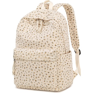 image:imageBTOOP School Backpack for Teens Large Corduroy Bookbag Lightweight 156 inch Laptop Bag for Girls Women Casual High School CollegeFloralcorduroy