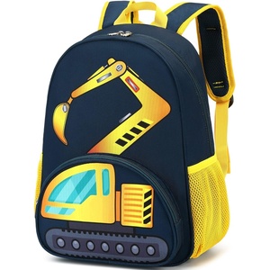 image:imageBTOOP Toddler Backpack BoysampGirls Cute Kids School Backpack Preschool Kindergarten Bookbags Nursery Daycare Toddler BagsExcavator Trucknavy