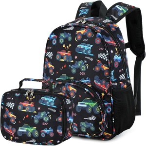 image:imageBackpack for Kids Boys Girls Preschool Kindergarten Bookbag Set with Lunch Box Toddler School BagMonster Truck