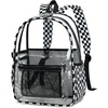 L-black White - Plaid