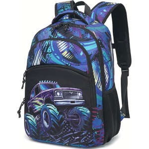 image:imageBTOOP Toddler Backpack Boys Cute Kids School Backpack Preschool Kindergarten Bookbags Nursery Daycare Toddler BagsBlackblue Off Road Vehicle