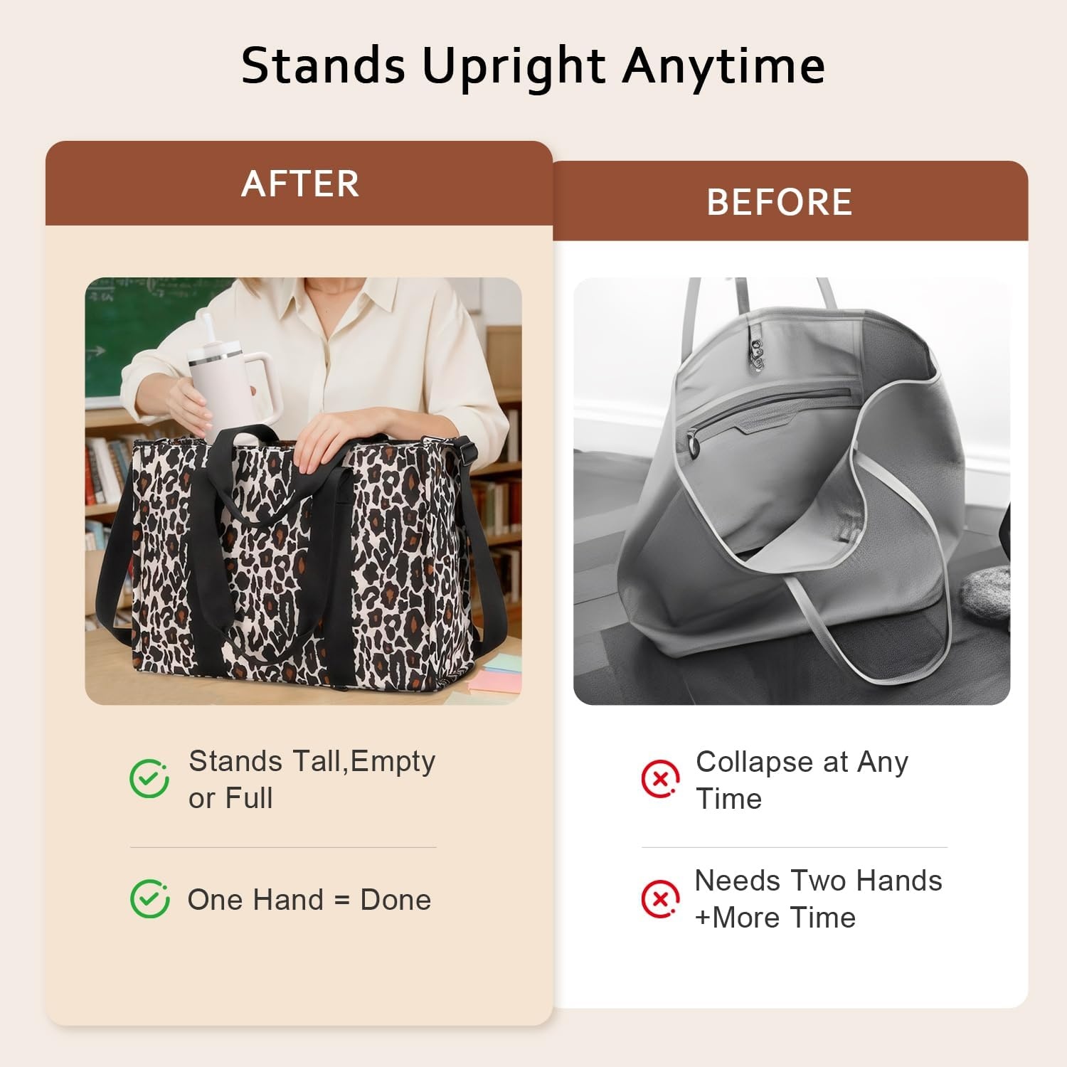 image:imageLaptop Tote Bag for Women Work 156 inch Canvas Shoulder Bags Computer Messenger Purse Teacher Handbag Office BriefcaseLeopardblack
