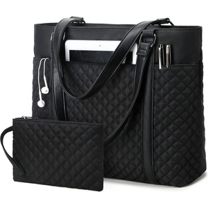 image:imageLaptop Tote Bag Womens Work Bags Purse Floral Teacher Handbag Shoulder Bag fit 156 in laptop